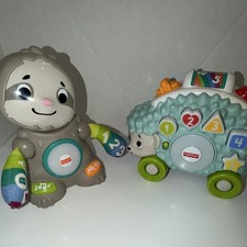 Fisher-Price Linkimals Electronic Learning Toys Sloth Hedgehog Musical Set work