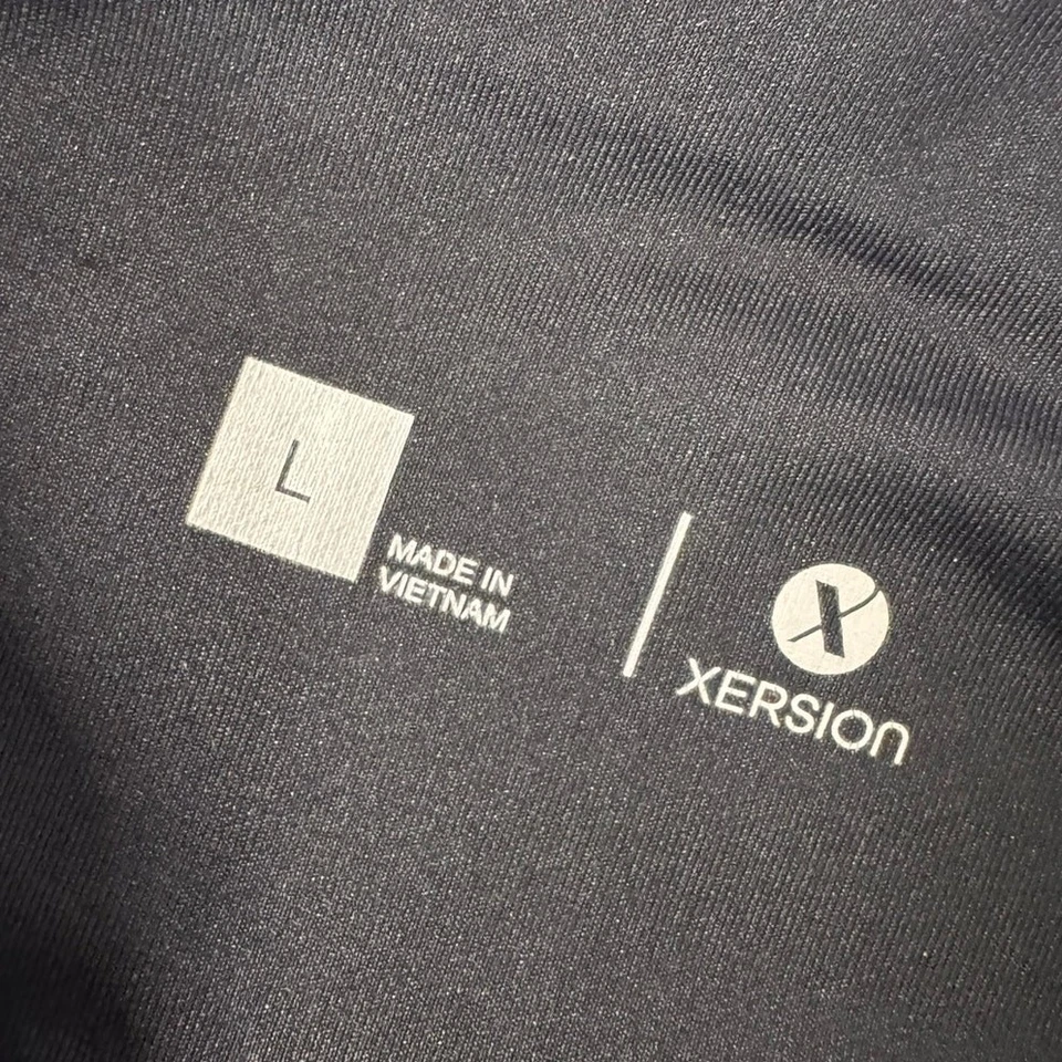 Leggings Xersion Grandes Carpi Para Mujer Negro Blanco Amarillo Poliéster Spandex Foto 3 de 4