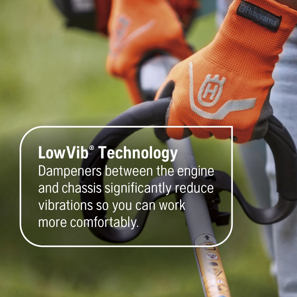 Recortadora de cuerda de gas Husqvarna 130L, 28 cc 2 ciclos, eje recto de 18 pulgadas de gas Foto 4 de 4