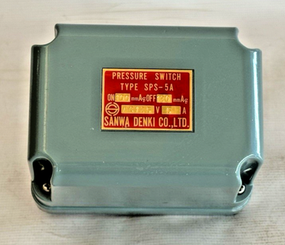 #ad #ad Sanwa Denki SPS 5A Pressure Switch AC125V 5A Low Pressure 100 120 mmAq Japan $1200.00