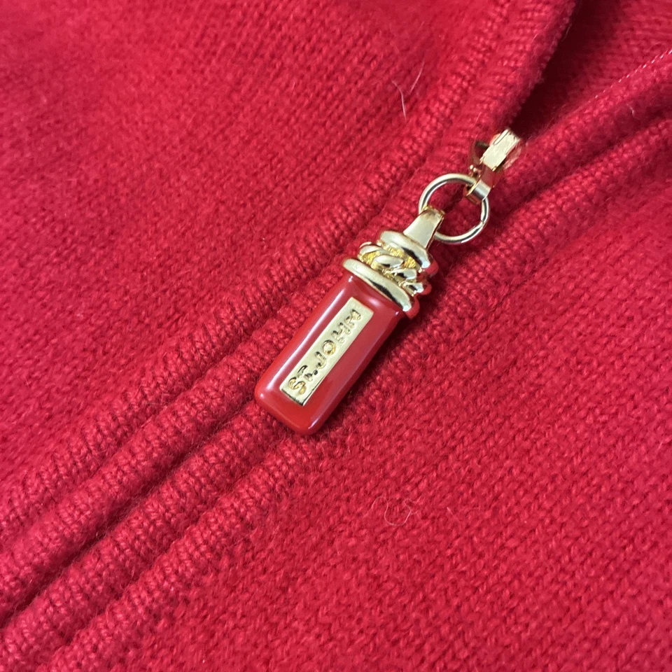 *STUNNING* ST. JOHN CASHMERE not COLLECTION- fur collar petite SZ S Jacket - Image 3 of 4