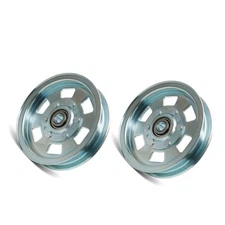 2X 033-2000-00 Mower Deck Flat Idler Pulley Fit For Bad Boy ZT 48" 54" 60" Deck