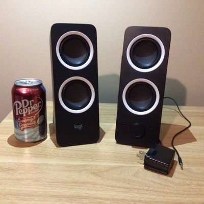 Set Of 2 Logi Desktop Wired Speakers Wired- Used