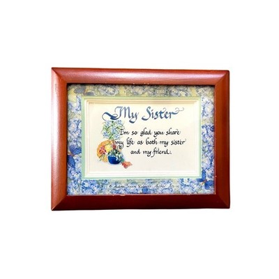 Gift for Sister   Audrey Jeanne Roberts Wooden Music Jewelry Box