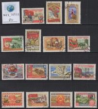 WC1_35537 RUSSIA. 1957 40th ANNIV. OCTOBER REVOLUTION set. Sc.2003-2017. Used