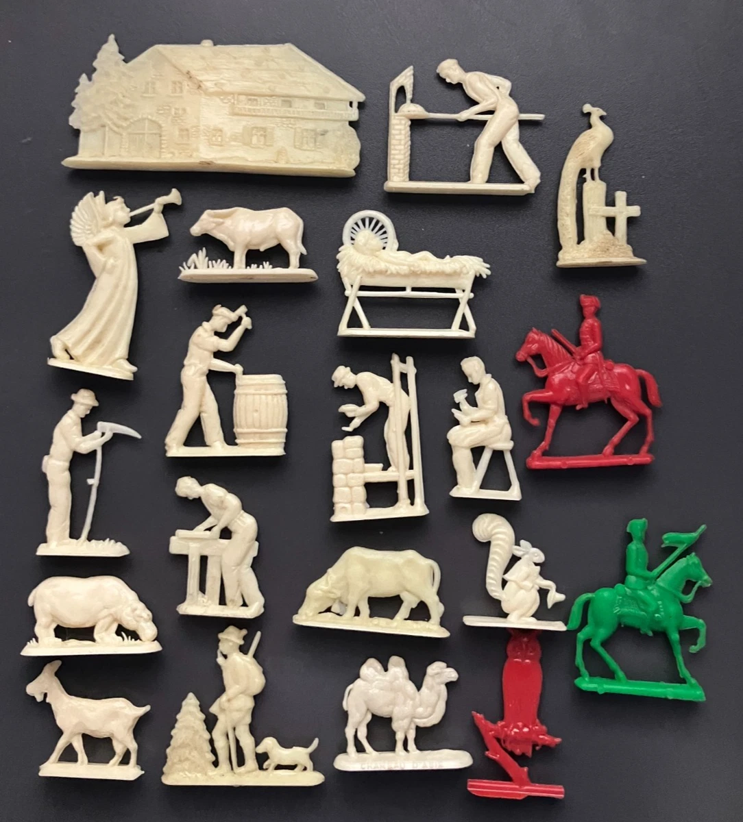 Figurines Publicitaires Anciennes Café Linde - Lot De Collection