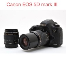 Canon EOS 5D Mark III Digital SLR Camera with Standard and Telephoto Lens Set