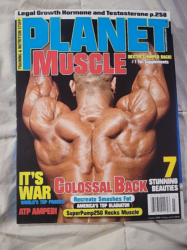 PLANET MUSCLE bodybuilding magazine June/July 2008 Jennifer Nicole Lee