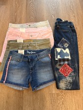 Paket Mädchen Denim 3 Shorts 1 x Jeansrock 1...
