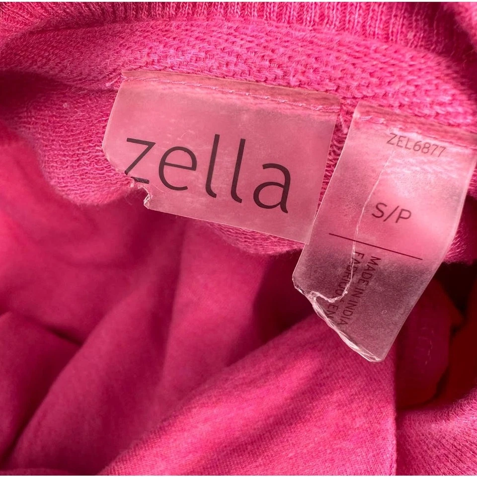 Sudadera Zella Pequeña Rosa Mujer Bolsillos Algodón Modal Mezcla Spandex Foto 4 de 4
