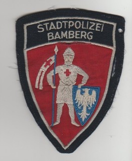 Stadtpolizei BAMBERG Stoffabzeichen