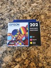 NEW!! 3-Pack Genuine Epson 202 Ink Cyan Magenta Yellow T202520 EXP: AUG 2027