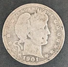 A Silver Barber Quarter from 1901!