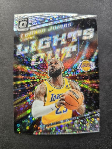 2023-24 Donruss Optic Lebron James 🔥 Lights Out Fast Break Disco #10 - Bild 2 von 3