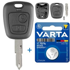 Schlüssel Fernbedienung Ersatz Gehäuse Batterie für Peugeot 206 206 CC SW 1,6