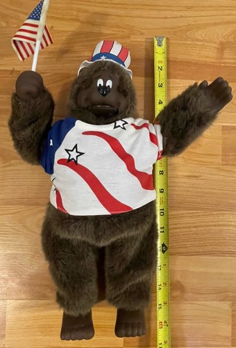 Vintage Gemmy Patriotic Bear 1998 Sings Proud to be an American RARE! - Picture 10 of 10