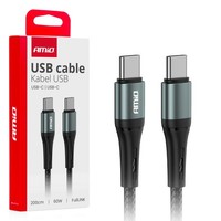 USB-C - USB-C 60W Ladekabel 200Cm Fulllink AMIO-03915