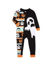 Halloween Characters One Piece Sleeper Pajama for Baby Size 6-9 months NWT