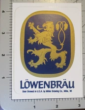 LOWENBRAU Original nos STICKER decal craft beer brewing brewery XL T