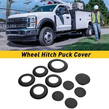 For Ford Super Duty 5th Wheel Hitch Puck Cover Plug Trim Ring Kit BC3Z-99000A25A