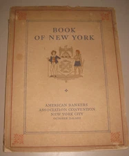 Book of New York 1922 American Bankers Association Annual Convention illustrated
