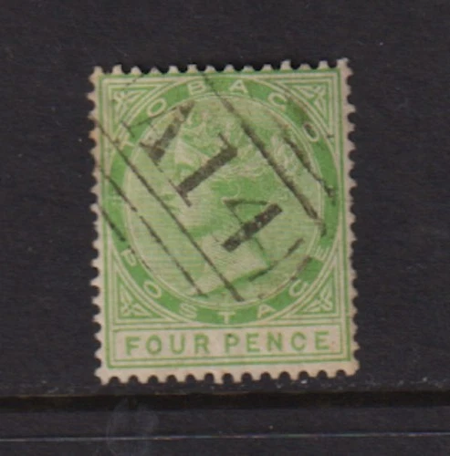 Tobago - #10 used, cat. $ 40.00