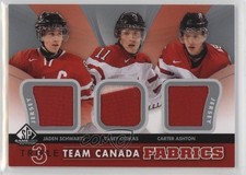 2012 SP Game Used Edition Team Canada Fabrics Jaden Schwartz Casey Cizikas 0n8h