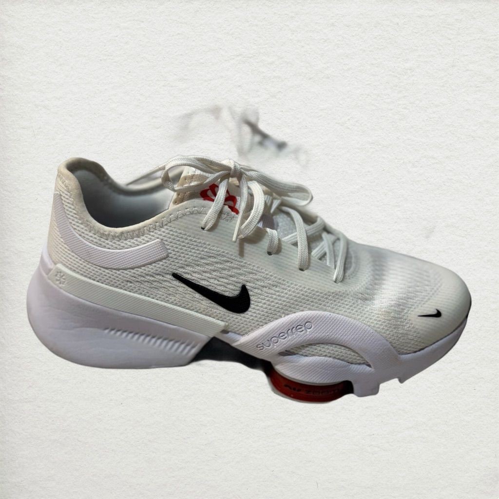 nike training superrep go sneakers in ivory