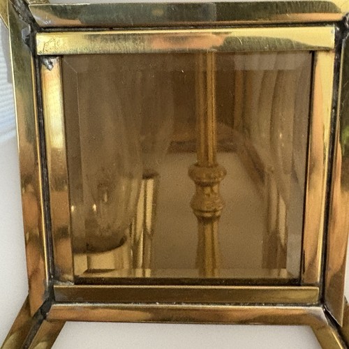 Vintage White Stained Glass Swag Light Fixture Foyer 4-light Chandelier Brass - Picture 8 of 8