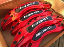 Brake Caliper Covers for Mercedes 4 Matic C E ML GLA GLB GLC GLE S AMG Class SLK