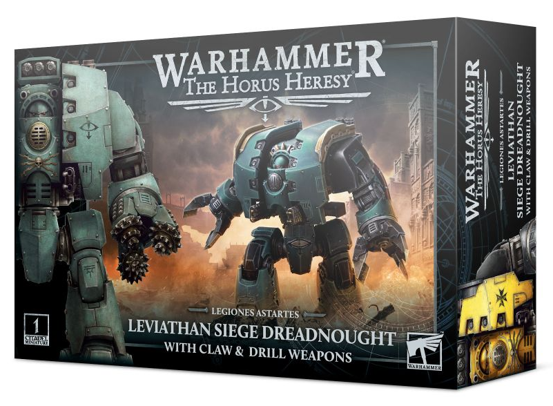 Leviathan Siege Dreadnought Claw Drill Weapons NO BOX Horus Heresy