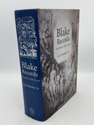 Blake Records: Second Edition Bentley Jr, G. E. Hardcover First Edition Yale Ver