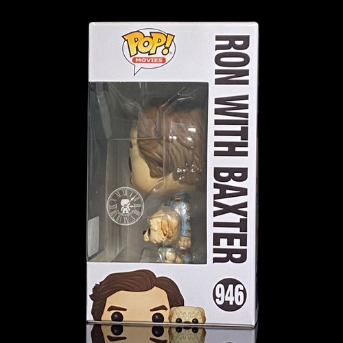 ¡Funko Pop + Protector! Películas #946 Anchorman - Ron con Baxter *como nuevo* SDCC 2020 - Imagen 4 de 12