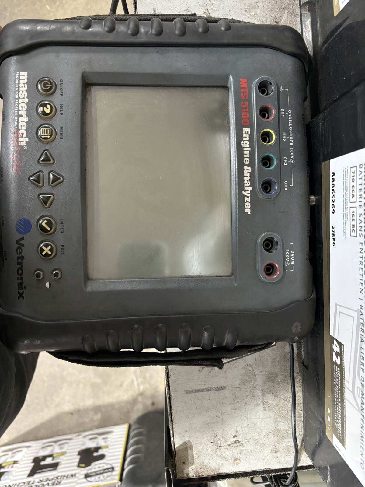 Mastertech Vetronix MTS 5100 Engine Analyzer plus cords