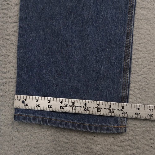 Carhartt Holter Relaxed Fit Jeans Men’s 38x30 Blue Denim Straight Leg Workwear - Picture 3 of 11