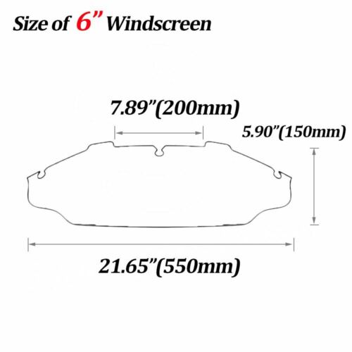 Parabrisas de 6""/8"" para Harley Touring Electra Street Glide 96-2013 - Imagen 6 de 22