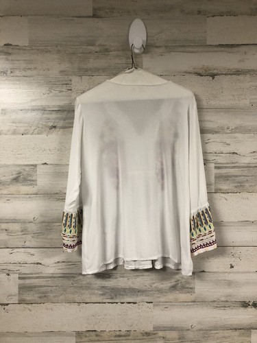 Solitaire Anthropologie Blumen Stickerei Tunika Top M Boho Hippie Urban Festlich - Bild 7 von 11