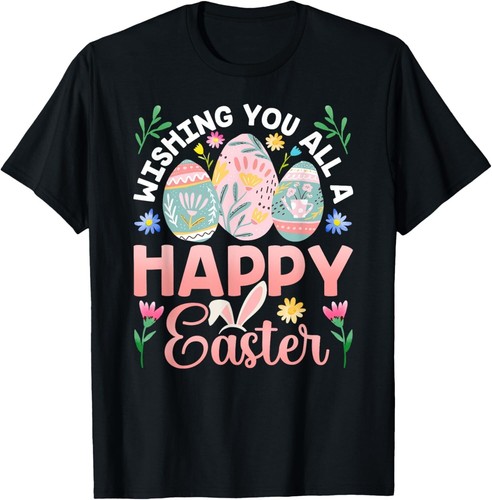 Happy Easter Bunny Easter Egg Hunt Squad Easter Women Family T-Shirt - Picture 4 of 4