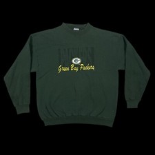VTG Green Bay Packers Sweatshirt Mens Large Logo 7 Embroidered 90 s MADE IN USA