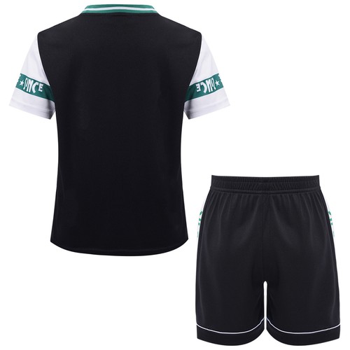 Kids Boys Suit Football Outfits Letter Print Set Quick-Drying Round Neck Gym - Picture 11 of 35