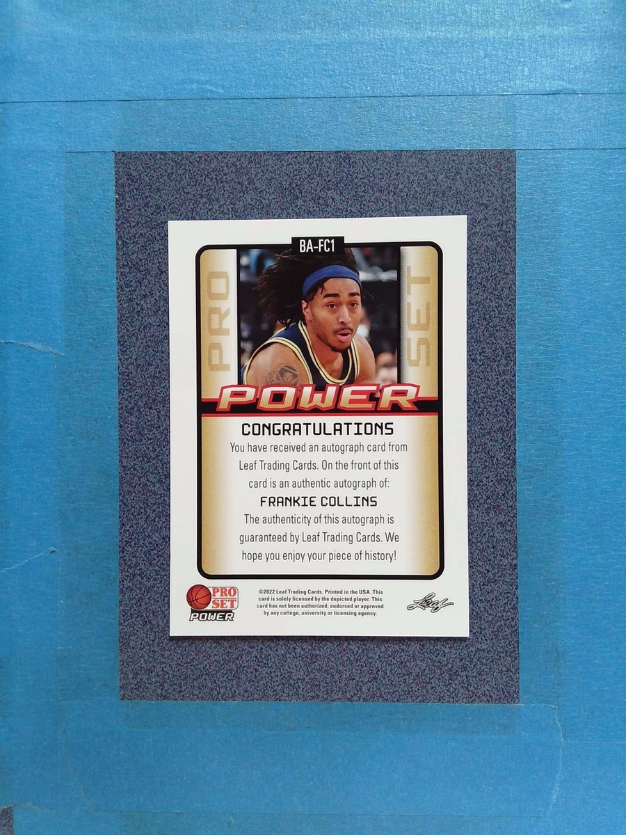 2022 Pro Set FRANKIE COLLINS RC 6/20 Purple Power Michigan