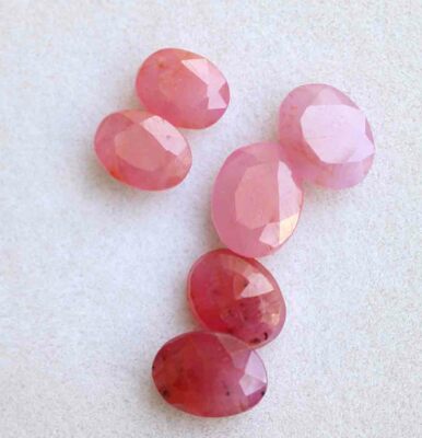 12.40 CT Natural Translucent South African Red Ruby Loose Gemstone Faceted Cut