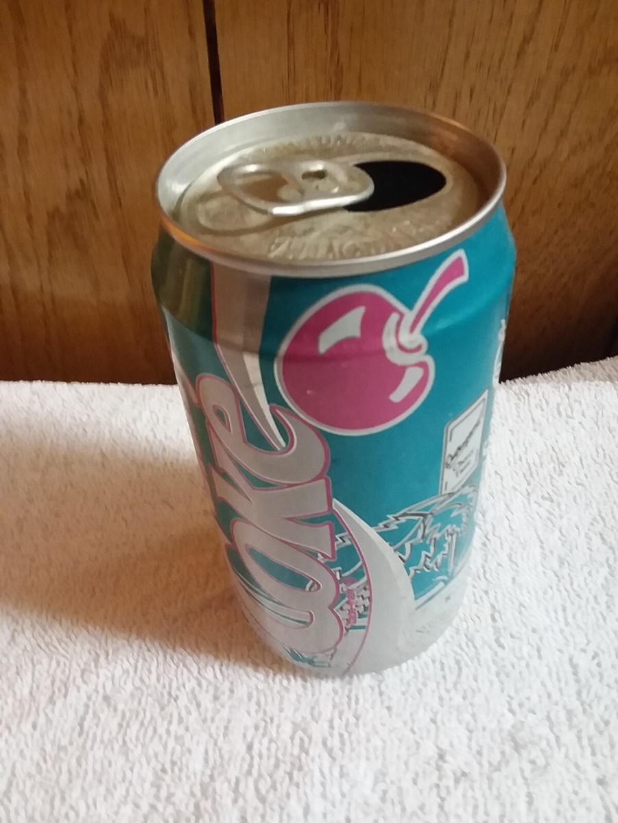 8634 RARE 1989 Vintage Cherry Coke Coca Cola Open Can | eBay