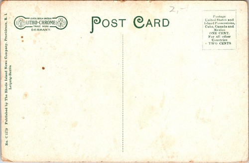 Lippitt Hall College of A & M Aris Kingston Rhode Island Postcard - Picture 2 of 2