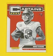 2021 Panini Instant NFL Mike Evans CAPTAINS 1/723 SP Tampa Bay Buccaneers #C30