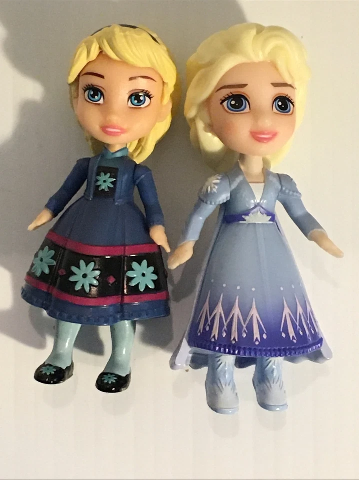 Disney Frozen Lote 13 Mini Muñecas Posables Niño Aprox 3" - Anna, Elsa, Kristoff Foto 2 de 4