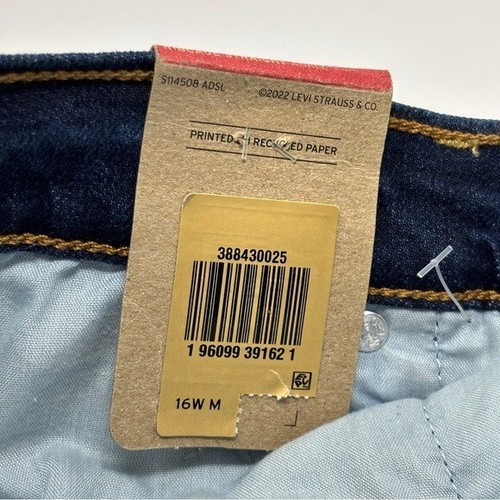 NWT LEVI'S Ribcage Straight Ankle Jeans - 16W - Picture 7 of 9