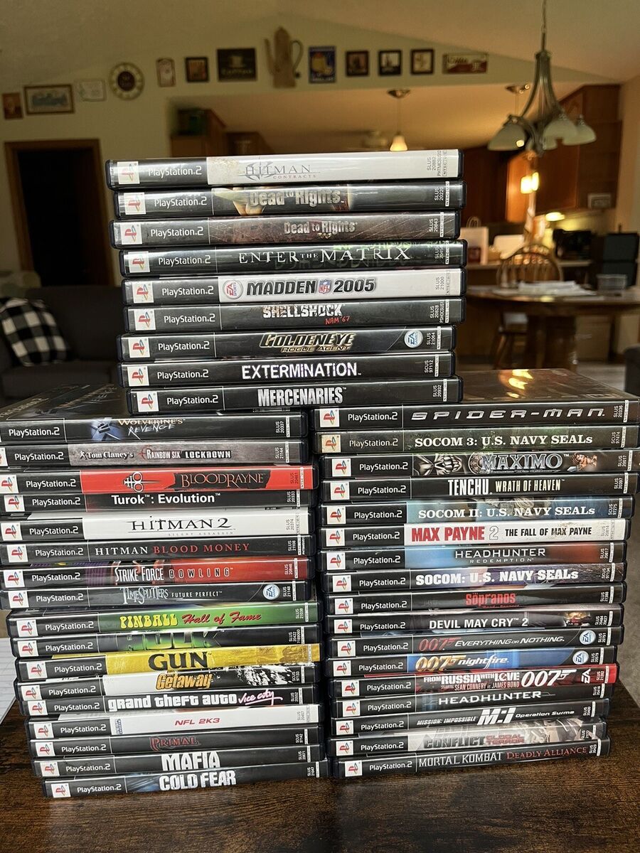 PlayStation 2 (PS2) Games - Pick & Choose Selection Lot (Shooter, Sports &  More)