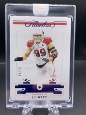 2021 Encased Panini Flawless JJ Watt Sapphire Gem /15 #66