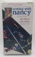 NANCY ZIEMAN-SEWING WITH NANCY: SILK RIBBON GIFT GALLERY INSTRUCTIONAL VHS VIDEO